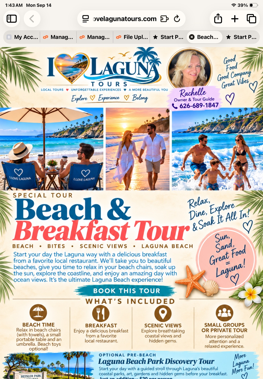beach tour